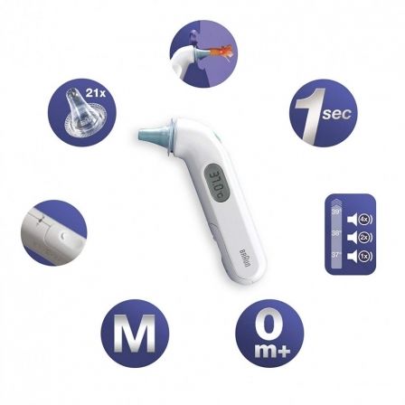 Braun ThermoScan 3 IRT3030WE Blanco Braun ThermoScan 3 IRT3030WE Blanco